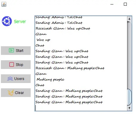 Chat Application menggunakan Java